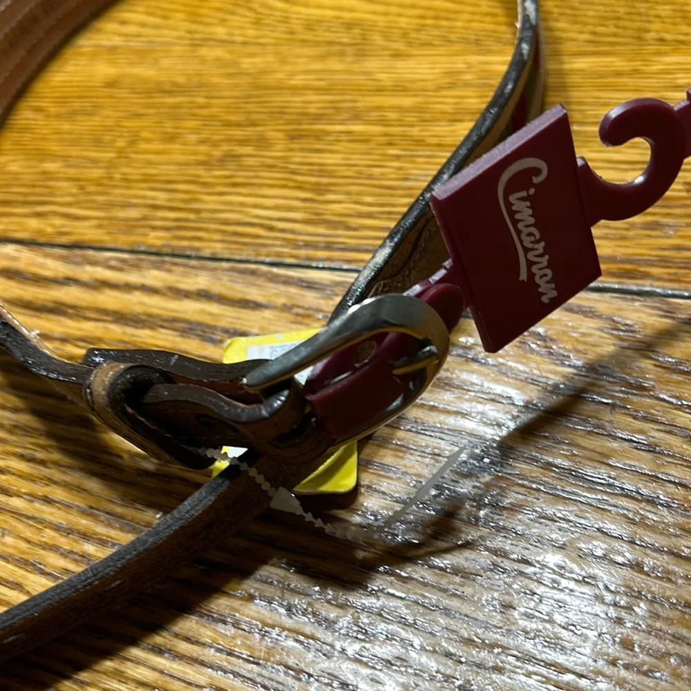 Cimmaron brand western Southwest style belt. Size 30. Genuine leather.